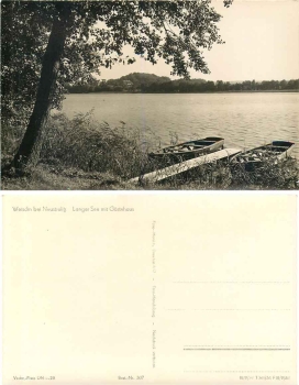 17237 Weisdin Blumenholz Langer See mit Gästehaus *1956 Hanich0307