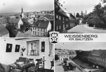 02627 Weissenberg Sachsen Mehrbildkarte * 1989