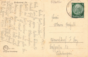 02627 Weissenberg Sachsen o 1941