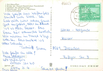 Weissenfels Mehrbildkarte o 1976
