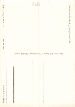 Weisser Hirsch Dresden Evangelische Kirche  *1968 Hanich2088