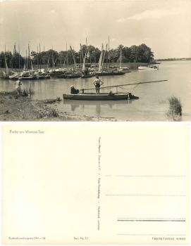 16775 Wentow See Segelboote *1959