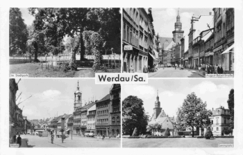 08412 Werdau Sachsen Mehrbildkarte * 1965