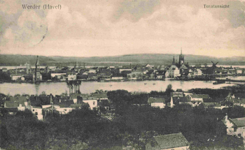 Werder Havel Totalansicht alte Ansichtskarte o um 1910