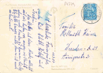 04779 Wermsdorf Bad Horstsee o 1957