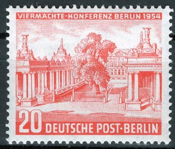 West Berlin Michel 116 Four Powers Conference mint never hinged