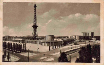 Westend Berlin Ausstellungsgelände alte Ansichtskarte o 1939
