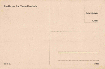 Westend Berlin Deutschlandhale alte Ansichtskarte * um 1935