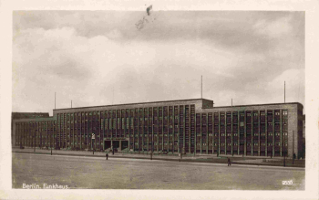 Westend Berlin, Masurenallee Broadcasting House (Funkhaus), vintage postcard, circa 1940