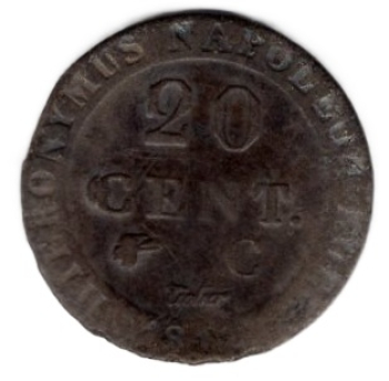 Westfalen 20 Cent 1812 C Hieronymus Napoleon