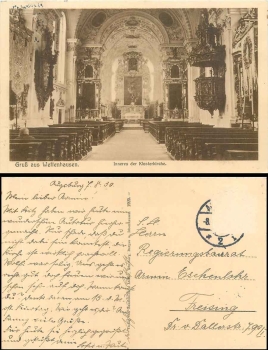 89358 Wettenhausen, interior of the monastery church o 7.8.1930