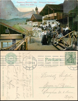 Wiesbaden Ausstellung Handwerk Gewerbe Kunst Gartenbau 1909