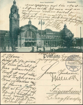 Wiesbaden Hauptbahnhof o 10.06.1905