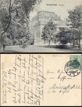 Wiesbaden Theater o 22.09.1911