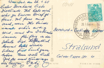 Wiesenbad Sanatorium Mehrbildkarte o 1960