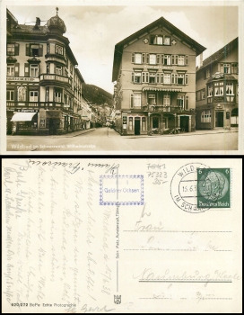 75323 Wildbad Schwarzwald Wilhelmstrasse o 16.06.1938