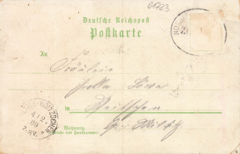 01723 Wilsdruff Sachsen Hotel zum Weissen Adler Litho o 1900