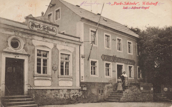 01723 Wilsdruff Sachsen Park Schaenke Alfred Vogel o 1935