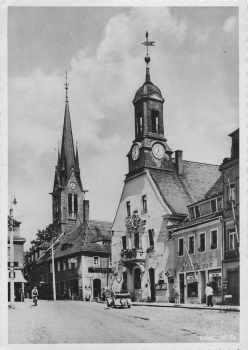 01723 Wilsdruff Saxony Market Photo Shop Wugk * around 1940