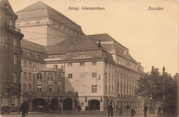 Wilsdruffer Vorstadt Dresden Ostra Allee Schauspielhaus * um 1910