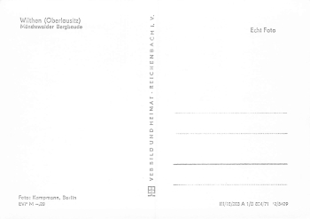02681 Wilthen Oberlausitz Mönchswalder Bergbaude * 1971