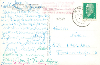 02681 Wilthen Oberlausitz Waldhaus Jägerhaus o 1966