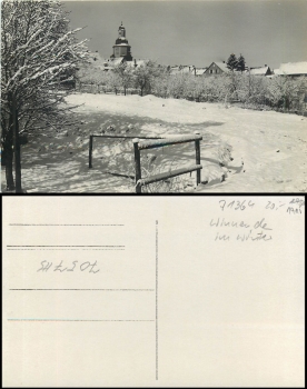 Winnenden in winter real photo postcard * 1915