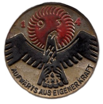 Winterhilfswerk Aufwärts aus eigener Kraft WHW Abzeichen um 1934