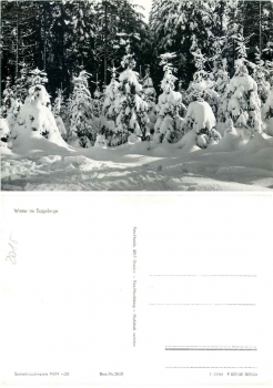 Winterwald im Erzgebirge *1966 Hanich2015