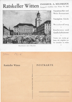Witten Ruhr Rathskeller * um 1930