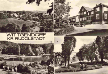 Wittgendorf Saalfeld Thüringen Mehrbildkarte o 1975