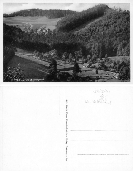 Woelfelsgrund-Mueckengrund Silesia County of Glatz * around 1930