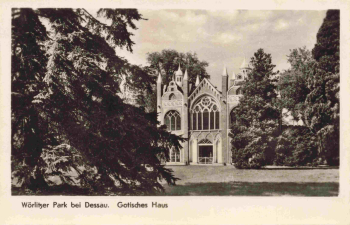 Wörlitzer Park Gothisches Haus * um 1950