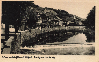 Wolfach Kinzig Bridge gebr. June 21, 1944