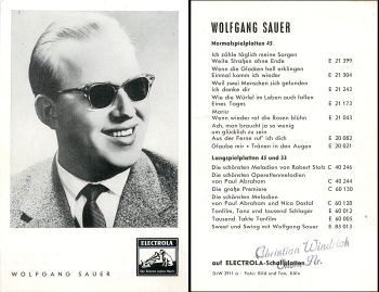 Wolfgang Sauer Electrola 