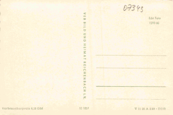 07343 Wurzbach Thüringen Mehrbildkarte * 1960