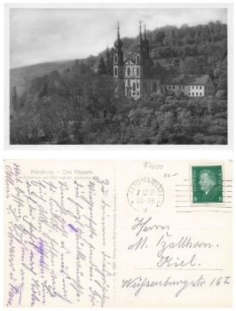 Wurzburg Das Kappele o 07.12.1931
