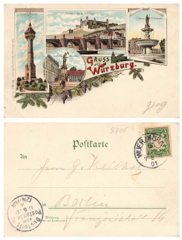 Wurzburg Litho o 17.6.1901