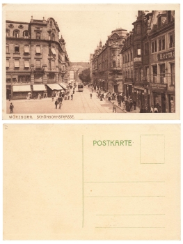 Wurzburg Schonbornstrasse *ca. 1915