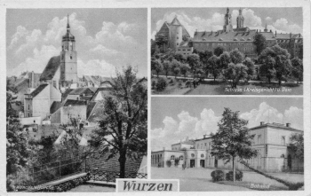 Wurzen Sachsen Bahnhof * 1956