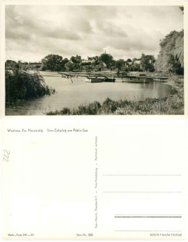 17255 Wustrow vom Zeltplatz zum Plaetlin See  *1956 Hanich0222