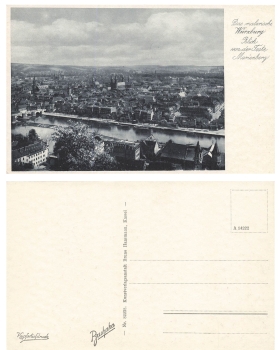 Würzburg von der Feste Marienberg * ca. 1940