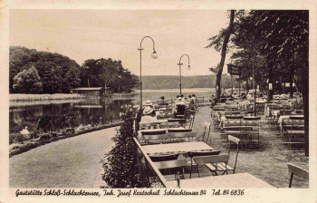 Zehlendorf Berlin Gaststätte Schloß-Schlachtensee Feldpost Genesenden-Komp. Kradsch..-Ers.-Rgt. 4 o 1942