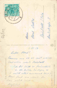 Zeitz Karl-marx-Prommenade o 1959