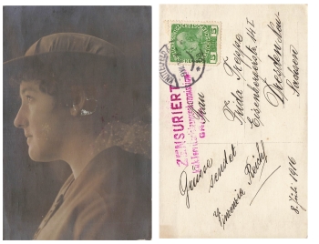 Censored K.u.K. Territorial Censorship Commission Graz o Knittelfeld July 9, 1916