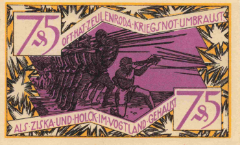 Zeulenroda Thüringen Notgeldschein 1921