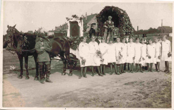 Zeulenroda Umzugswagen * um 1930