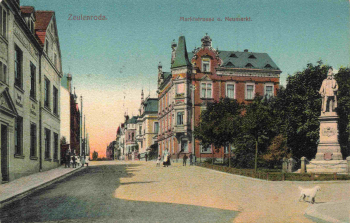 Zeulenroda Markt und Neumarkt * um 1910