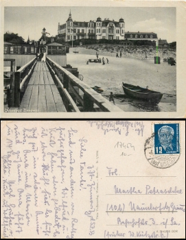 Zinnowitz Seebrücke o 6.7.50