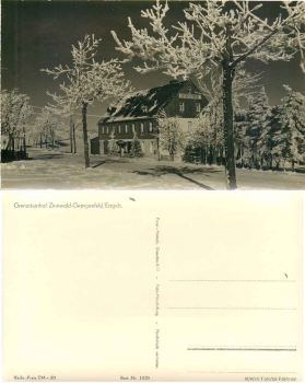 01773 Zinnwald Georgenfeld Restaurant Grenzsteinhof *1956 Hanich1020